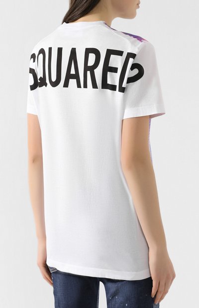 Хлопковая футболка DSQUARED2, арт. S75GC0997/S22427, фото 4