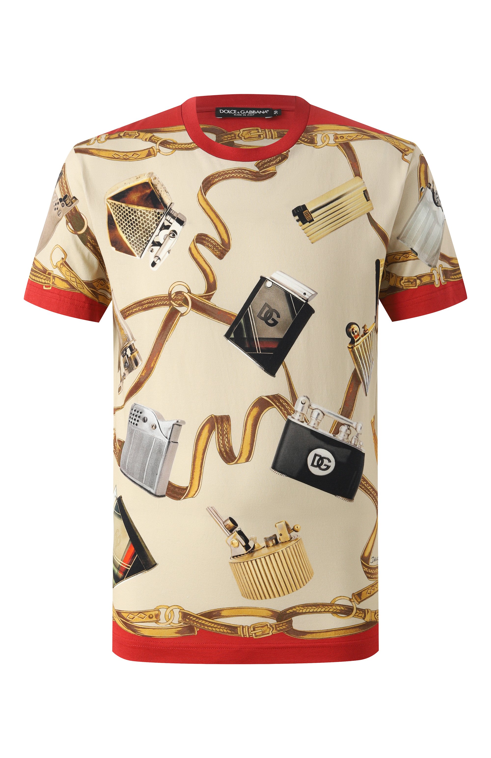 Хлопковая футболка DOLCE & GABBANA, арт. G8RN8T/II7GY, фото 1