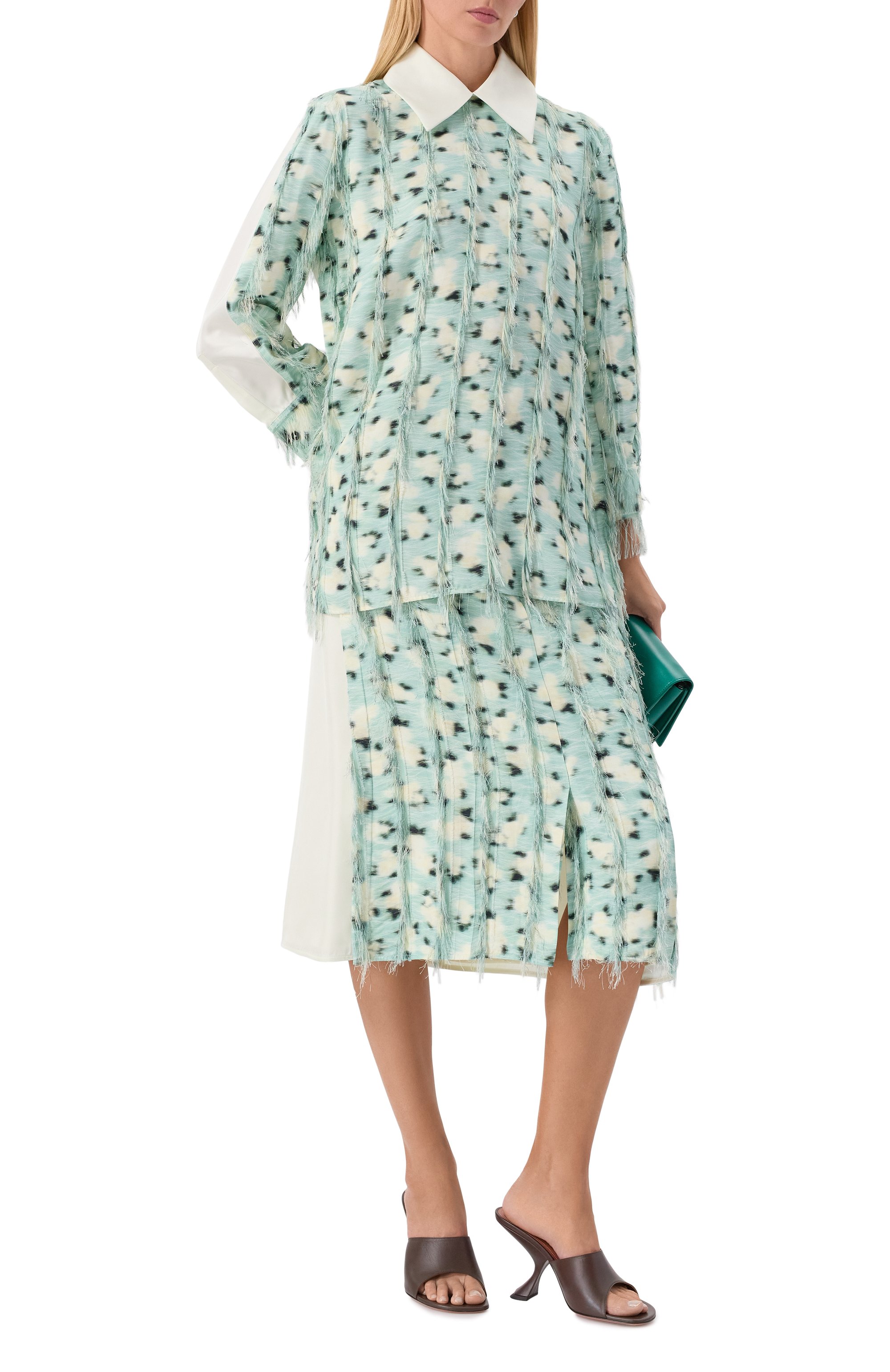 Юбка из вискозы JIL SANDER, арт. J01MA0167/J65335, фото 2