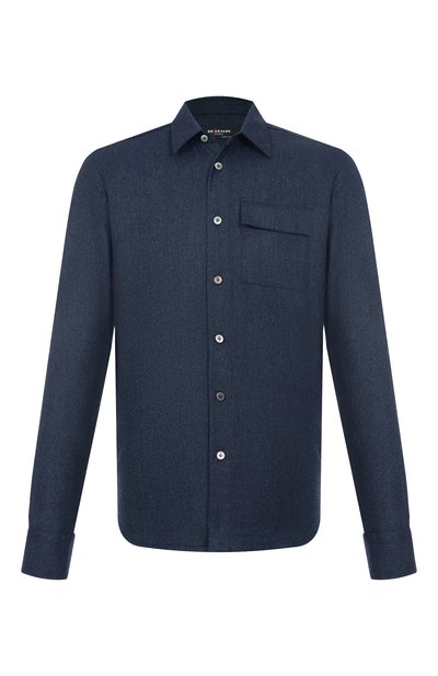 Мужская шерстяная рубашка KITON, арт. UMCBUBAK0167G02