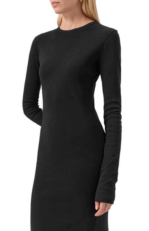 Хлопковое платье Ann Demeulemeester B0011347/FA045 Чёрный  B0011347/FA045 Фото 5