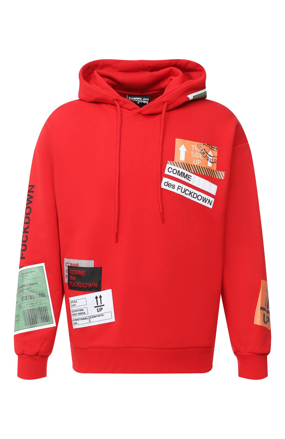 Хлопковое худи COMME DES FUCKDOWN, арт. CDFU992, фото 1