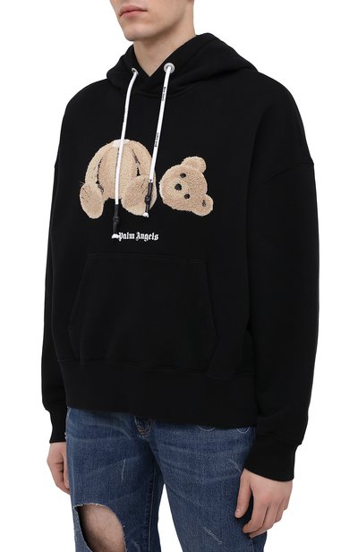 Хлопковое худи PALM ANGELS, арт. PMBB058R21FLE0011060, фото 3