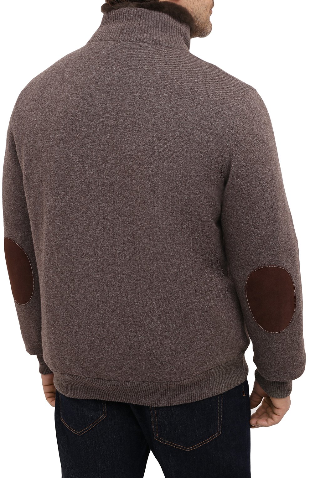 Кашемировый бомбер с подкладкой из меха бобра SVEVO, арт. 0140SA20/MP01/2/60-62, фото 4