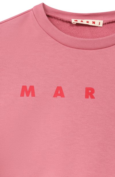 Хлопковый свитшот MARNI розового цвета по цене 14700 руб., арт. M01878/M00V0, фото 3 Хлопковый свитшот MARNI, арт. M01878/M00V0, фото 3