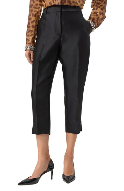 Брюки из шелка и шерсти ZIMMERMANN черного цвета по цене 130000 руб., арт. 2537PR251, фото 3 Брюки из шелка и шерсти ZIMMERMANN, арт. 2537PR251, фото 3