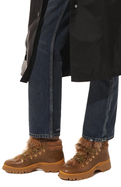 Кожаные ботинки PRADA, арт. 1T588L-3K1B-F0018-D030, фото 3