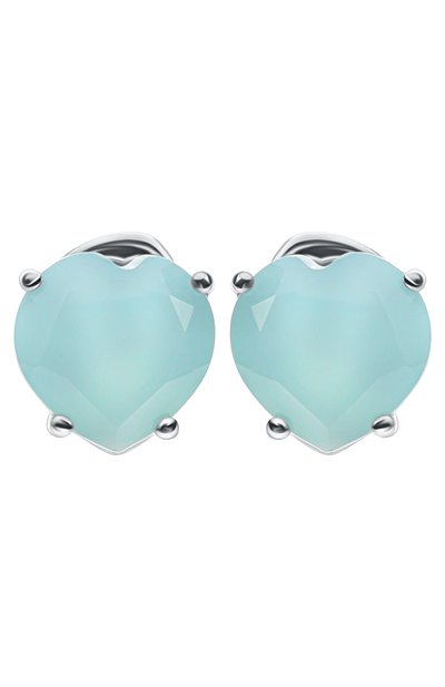 Женские серьги cartoon hearts MOONKA, арт. HRT-925SL-ST-AGT-BL