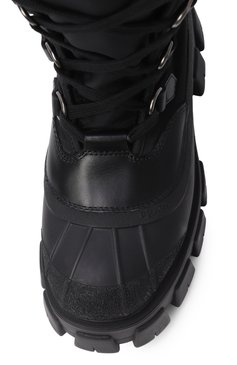 Комбинированные ботинки monolith PRADA, арт. 1U501M-3LEO-F0002-ZF55, фото 4