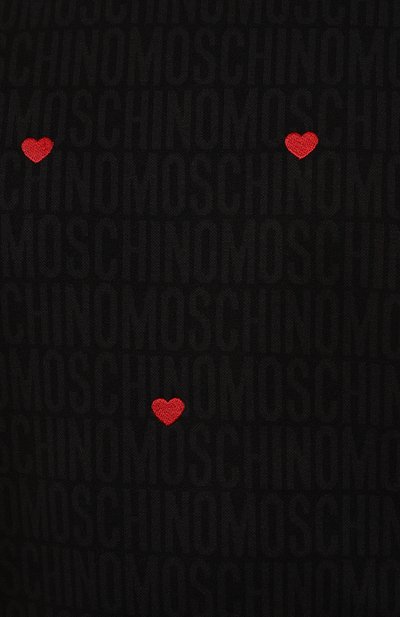 Хлопковая футболка MOSCHINO темно-серого цвета по цене 45000 руб., арт. A0706/7645, фото 5 Хлопковая футболка MOSCHINO, арт. A0706/7645, фото 5