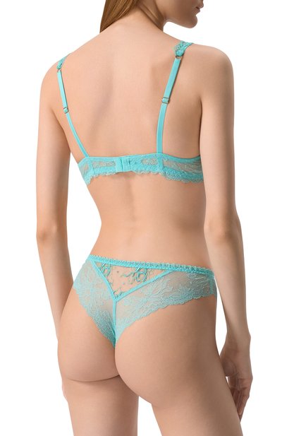 Трусы-стринги LISE CHARMEL бирюзового цвета по цене 18090 руб., арт. ACH0081, фото 3 Трусы-стринги LISE CHARMEL, арт. ACH0081, фото 3