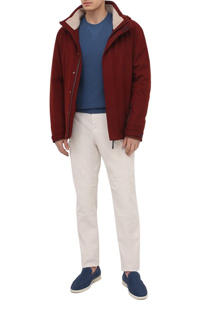 Замшевые лоферы summer walk LORO PIANA, арт. FAE8124, фото 2