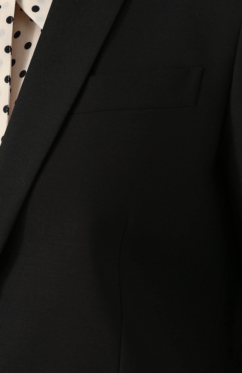 Однотонный жакет из смеси шерсти и шелка VALENTINO, арт. QB2CE1843AR, фото 5