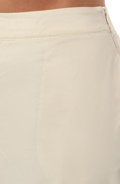 Женская юбка EMPORIO ARMANI кремового цвета, арт. 6R2N90/2NW3Z | Фото 5 (Длина Ж (юбки, платья, шорты): Макси; Материал внешний: Синтетический материал; Материал подклада: Синтетический материал; Женское Кросс-КТ: Юбка-одежда)