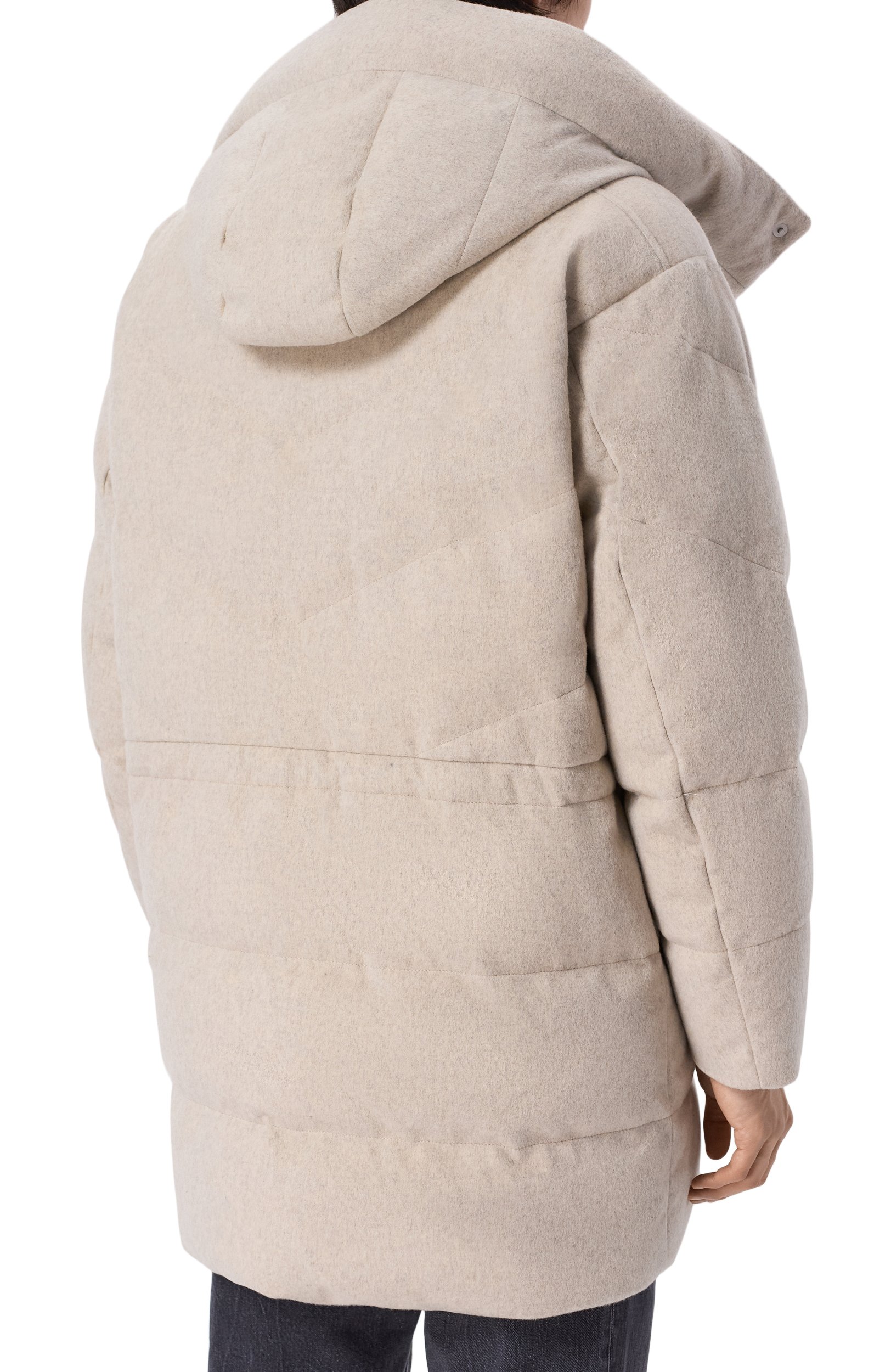 Пуховик из кашемира и шерсти KITON, арт. UGK211BK0271L, фото 4