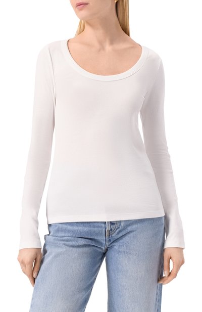 Хлопковый лонгслив TOTEME, арт. 241-WRT1060-FB0094/047, фото 3