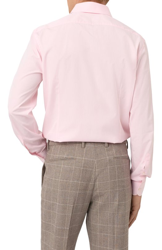 Хлопковая сорочка Corneliani 25P100-2511620 Розовый  25P100-2511620 Фото 4
