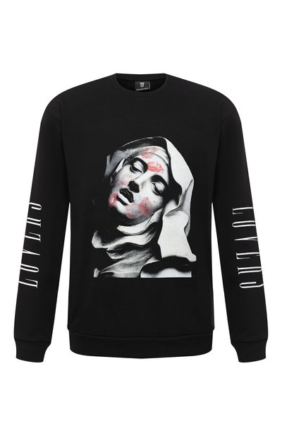 Хлопковый свитшот DIEGO VENTURINO, арт. FW20-DV FLG TEL, фото 1