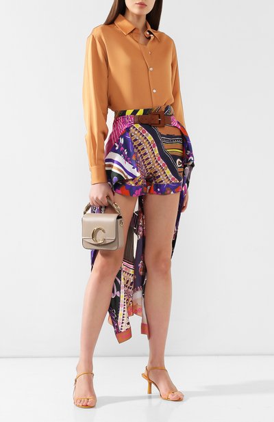 Шелковые шорты CHLOÉ, арт. CHC19USH03331, фото 2