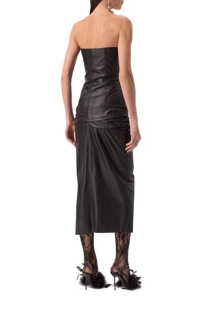 Кожаное платье THE ATTICO, арт. 250WCW00215/LBT128AA, фото 4