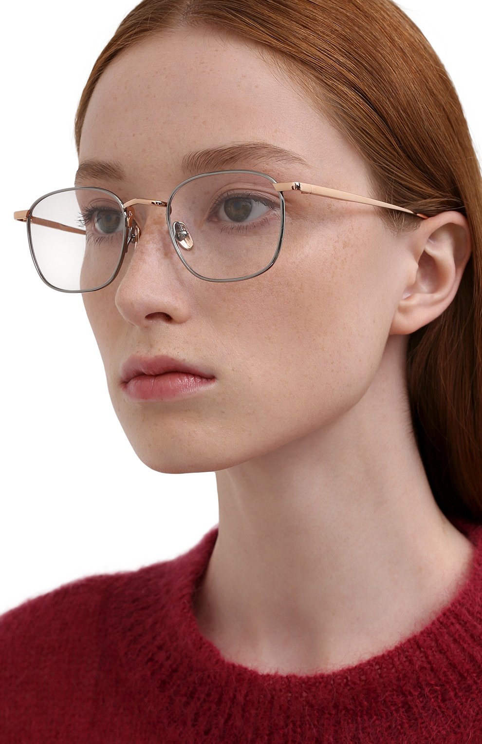 Оправа LINDA FARROW золотого цвета по цене 72700 руб., арт. LFL1228C2 0PT, фото 2 Оправа LINDA FARROW, арт. LFL1228C2 0PT, фото 2