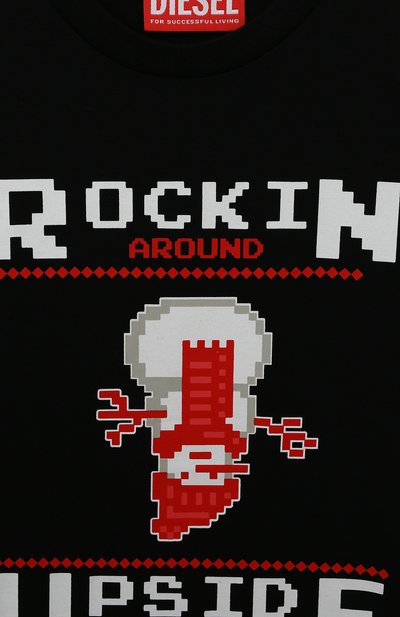 Хлопковая футболка DIESEL, арт. J00965-00YI9, фото 3