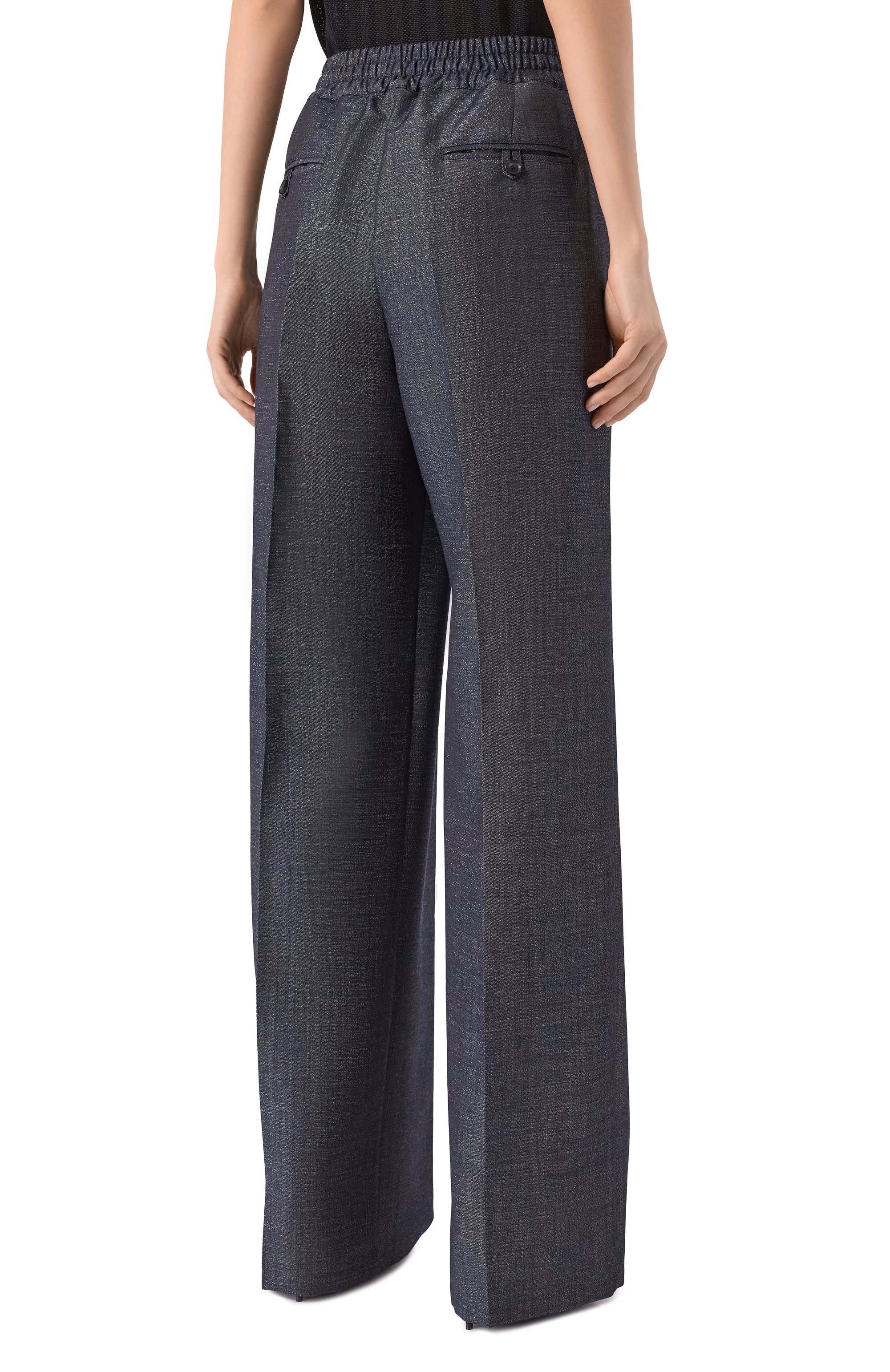 Шерстяные брюки KITON, арт. D48122K0901, фото 4