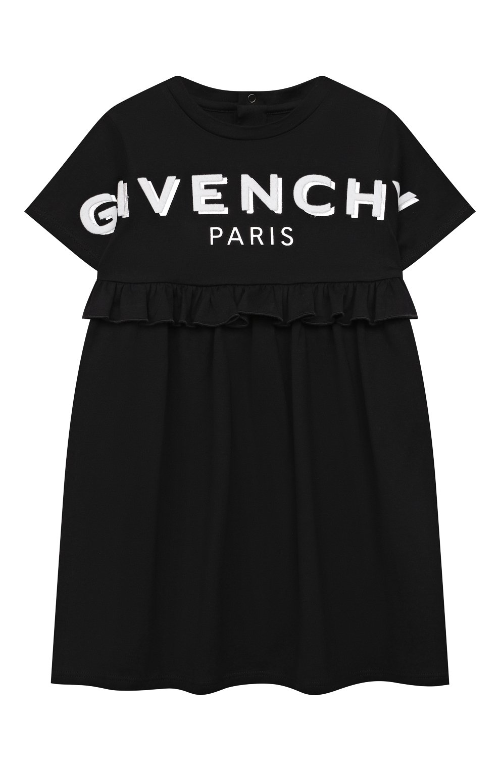 Хлопковое платье GIVENCHY черного цвета по цене 22100 руб., арт. H02075, фото 1 Хлопковое платье GIVENCHY, арт. H02075, фото 1