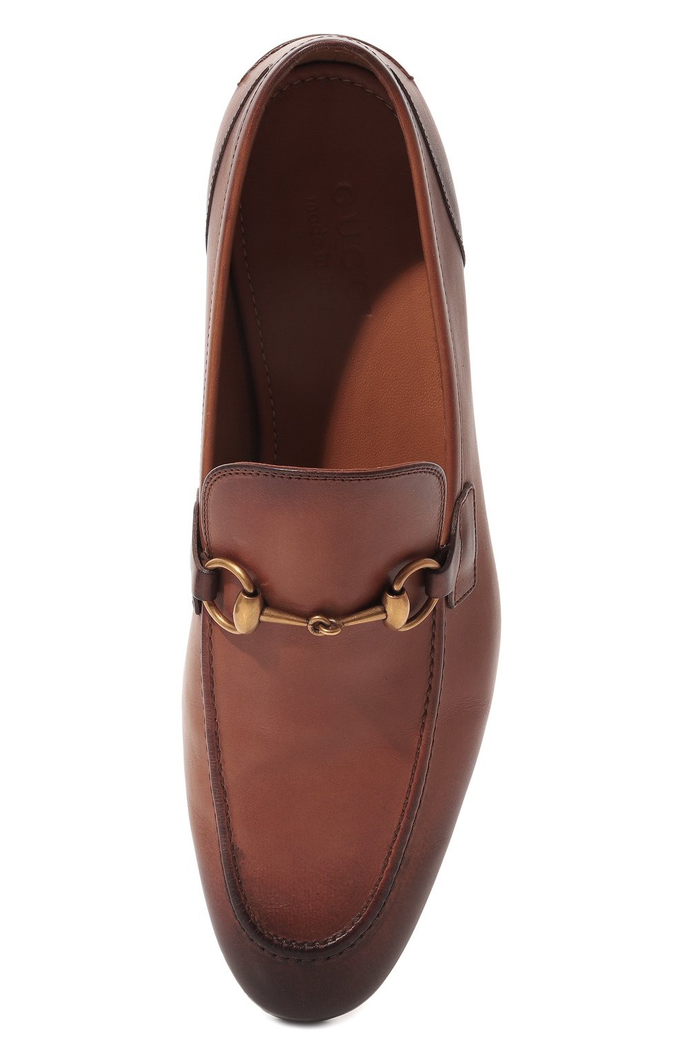 Кожаные лоферы jordaan GUCCI, арт. 406994 BLM00, фото 6