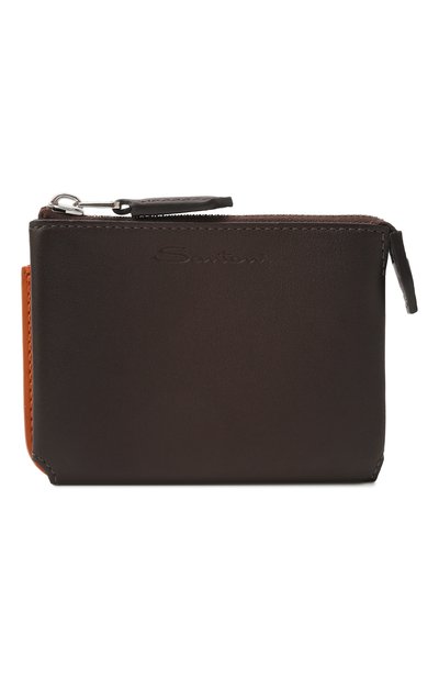 Мужской кожаное портмоне SANTONI, арт. UFPGA2636F0-AFSE