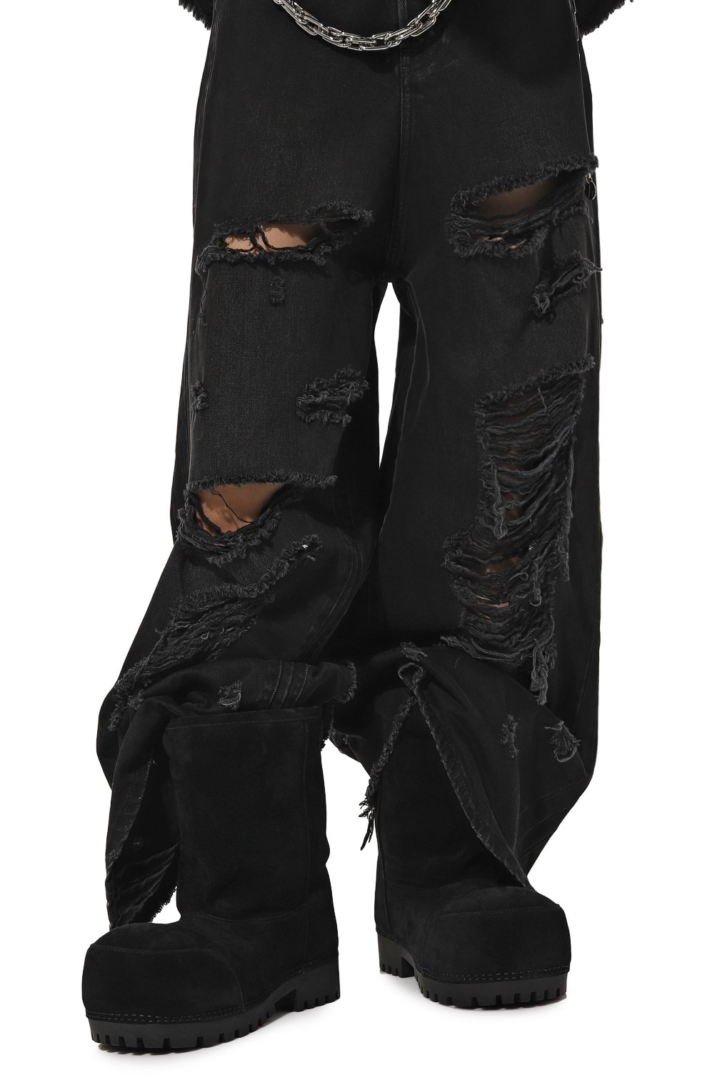 Замшевые сапоги alaska BALENCIAGA, арт. 802174/WBFC1, фото 3