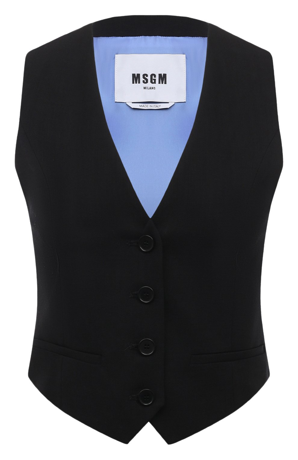 Жилет из вискозы MSGM, арт. 3641MDW02Y/247010, фото 1