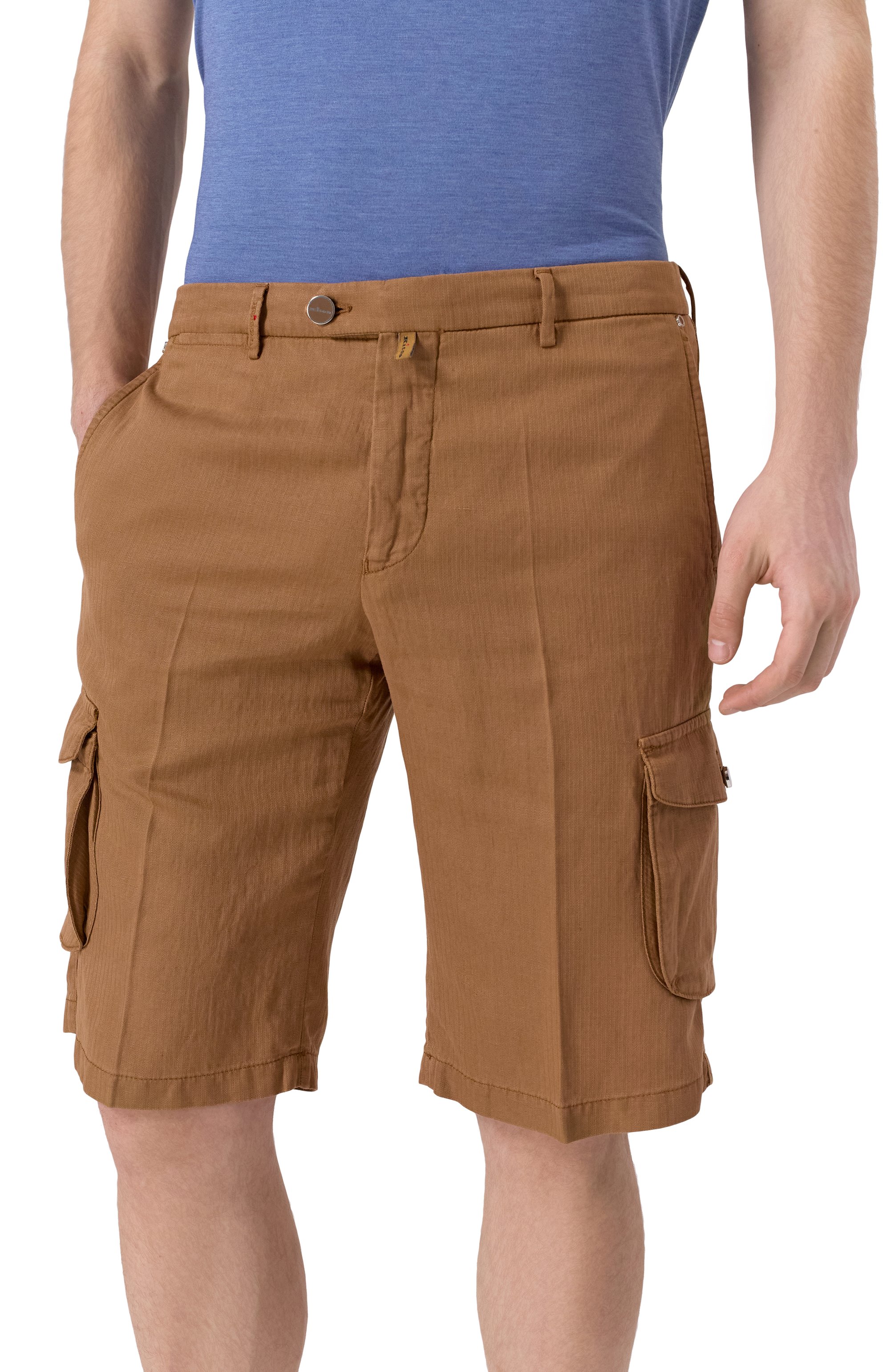 Шорты из лиоцелла и хлопка KITON, арт. UFPPBK0654F07, фото 3