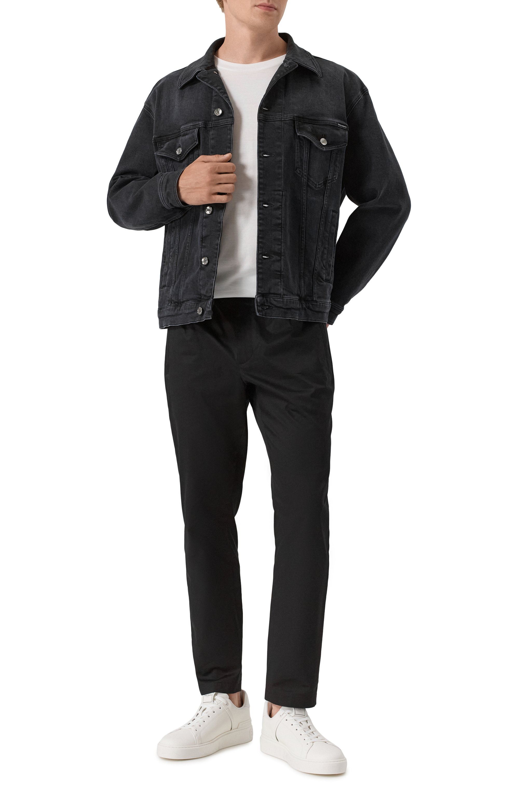 Хлопковый лонгслив DOLCE & GABBANA, арт. G8SD2Z/G7PEA, фото 2