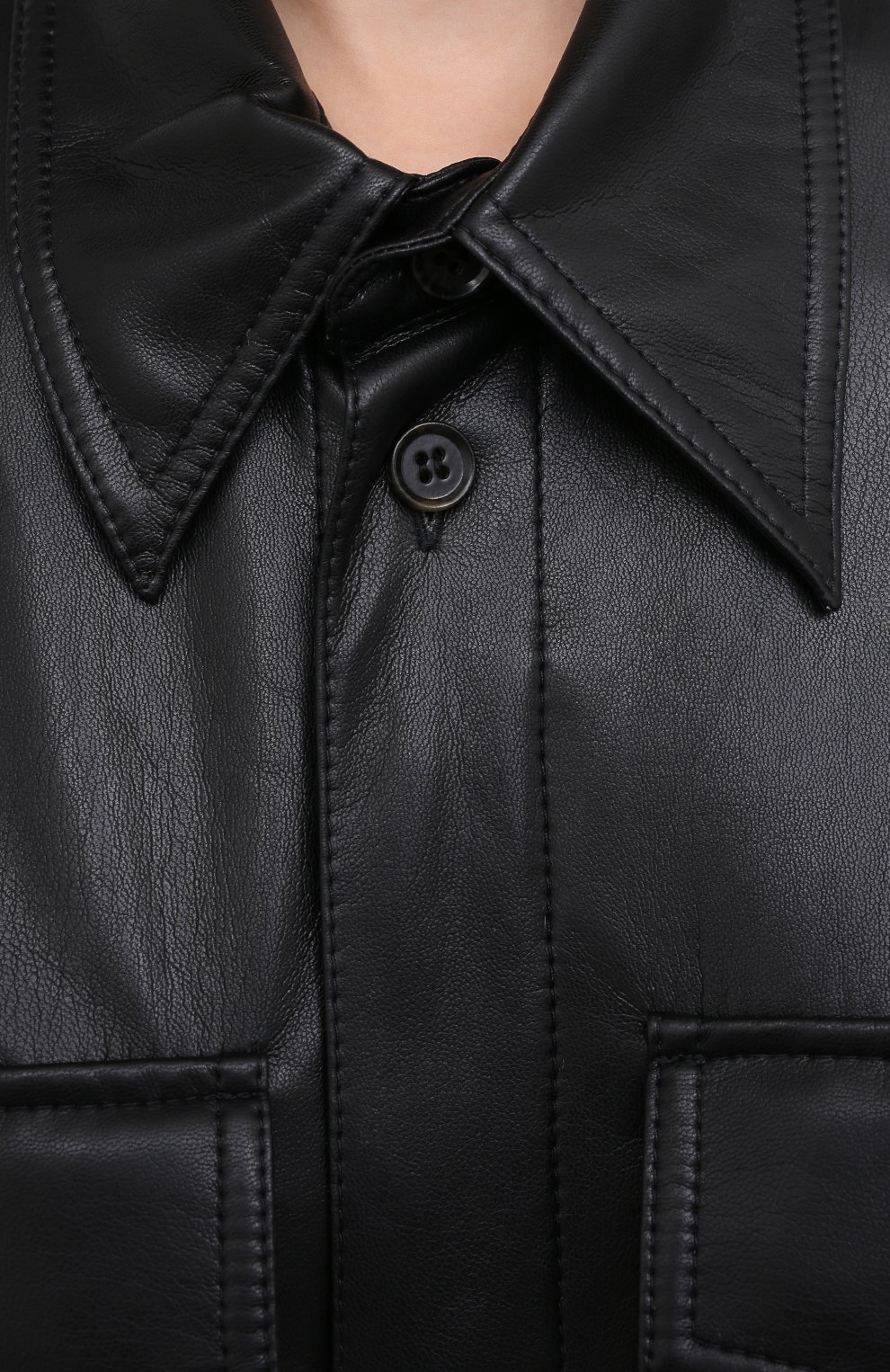 Комбинезон NANUSHKA черного цвета по цене 85200 руб., арт. ASHT0N_BLACK_VEGAN LEATHER, фото 5 Комбинезон NANUSHKA, арт. ASHT0N_BLACK_VEGAN LEATHER, фото 5