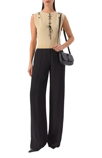 Топ из вискозы IRO бежевого цвета по цене 39800 руб., арт. WP12FELICINE, фото 2 Топ из вискозы IRO, арт. WP12FELICINE, фото 2