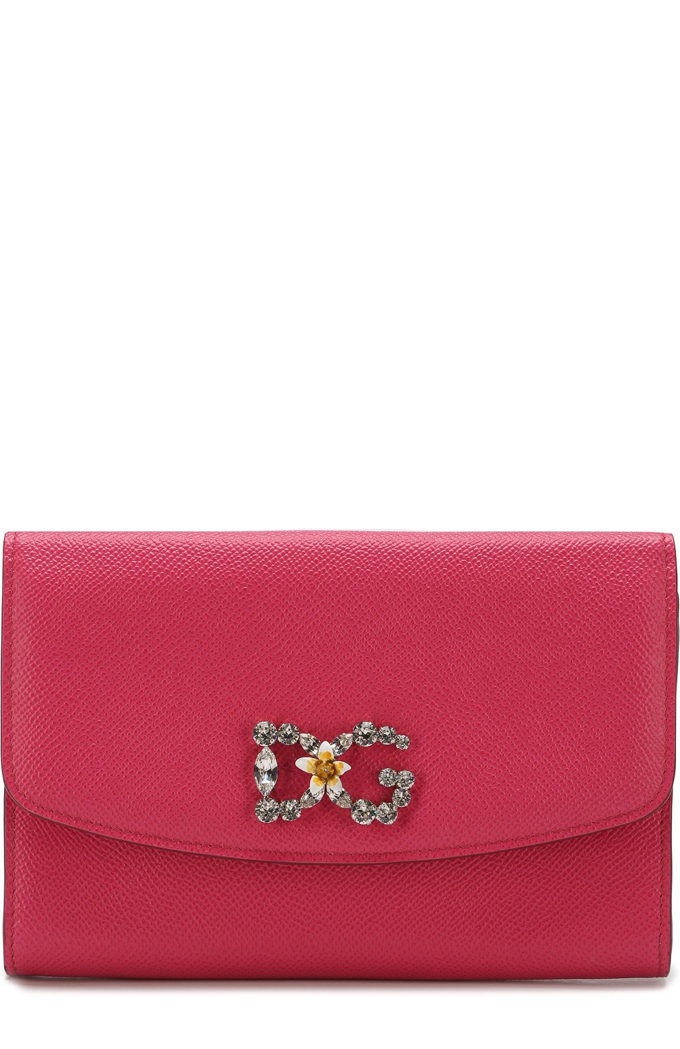 Кожаный клатч на цепочке DOLCE & GABBANA, арт. BI1028/AU771, фото 1