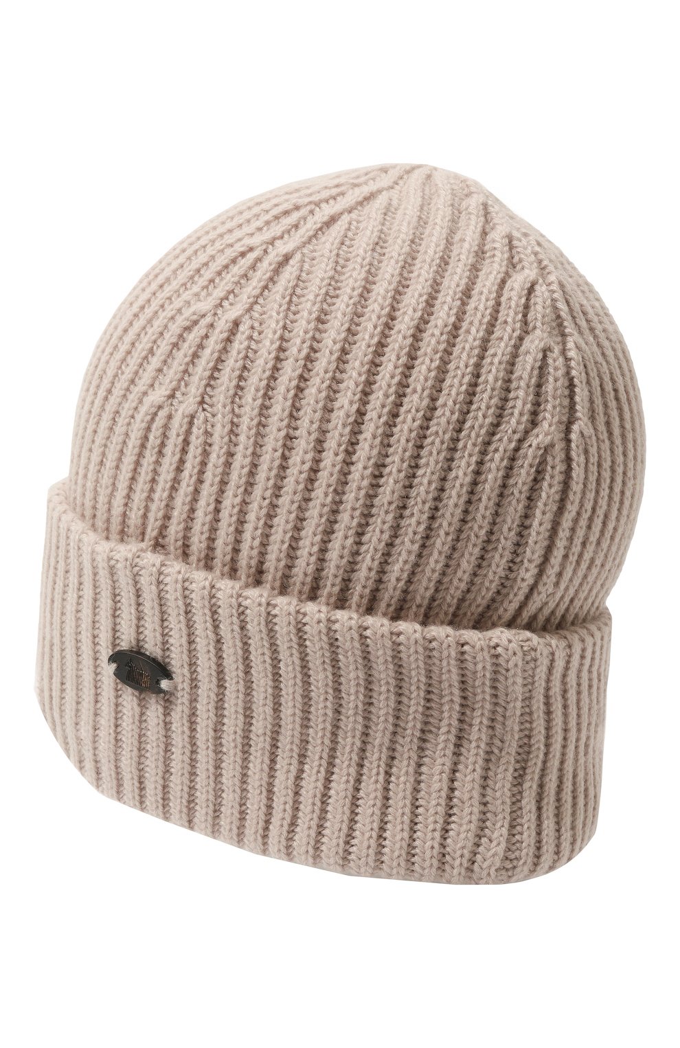 Кашемировая шапка COLOMBO светло-бежевого цвета по цене 43800 руб., арт. CL00123/2-26KI, фото 3 Кашемировая шапка COLOMBO, арт. CL00123/2-26KI, фото 3