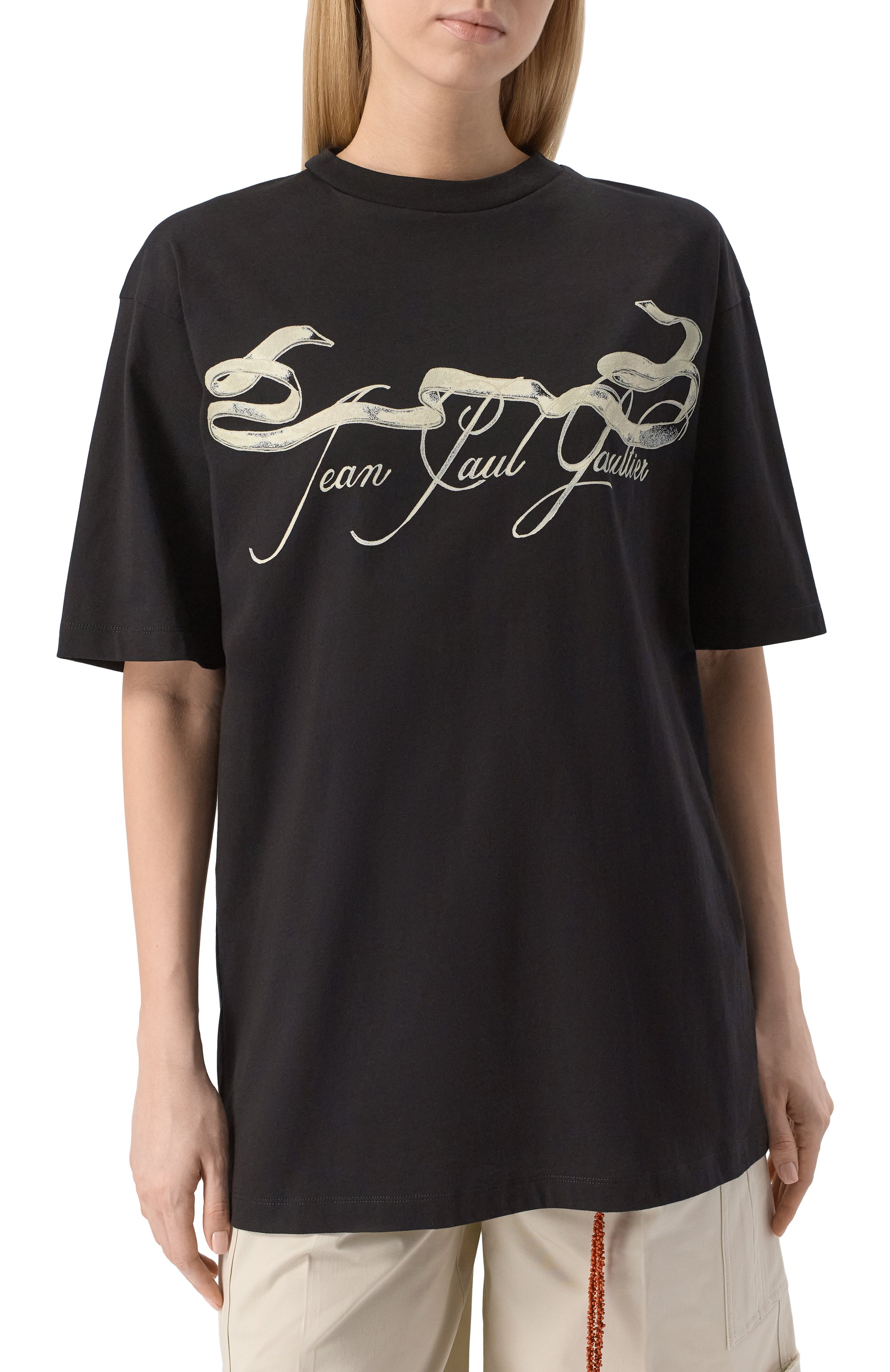 Хлопковая футболка JEAN PAUL GAULTIER, арт. 25/34-F-TS118I-J090, фото 3