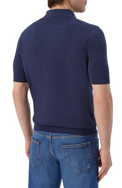 Хлопковое поло ANDREA CAMPAGNA, арт. PL1MC/SI18R, фото 4