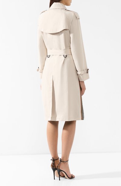Хлопковый тренч trecastle BURBERRY светло-бежевого цвета по цене 289500 руб., арт. 8002209, фото 4 Хлопковый тренч trecastle BURBERRY, арт. 8002209, фото 4