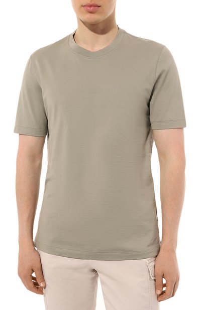 Хлопковая футболка BRUNELLO CUCINELLI, арт. M0T611308, фото 3