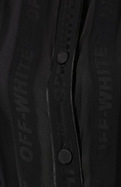 Блузка с поясом OFF-WHITE черного цвета по цене 66850 руб., арт. 0WGA051R19C850571000, фото 5 Блузка с поясом OFF-WHITE, арт. 0WGA051R19C850571000, фото 5