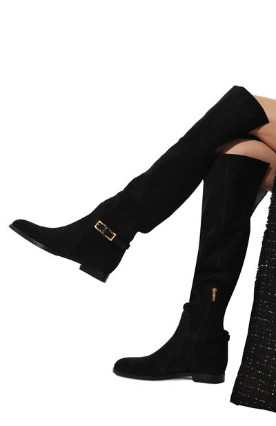 Замшевые ботфорты sr nora 20 SERGIO ROSSI черного цвета по цене 164500 руб., арт. B09100/MCRM13, фото 3 Замшевые ботфорты sr nora 20 SERGIO ROSSI, арт. B09100/MCRM13, фото 3