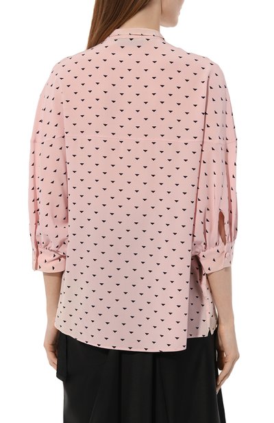 Шелковая блузка PRADA, арт. P495EG-1Y0O-F0W7F-211, фото 4