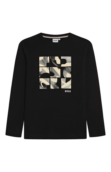 Хлопковый лонгслив BOSS, арт. J52376