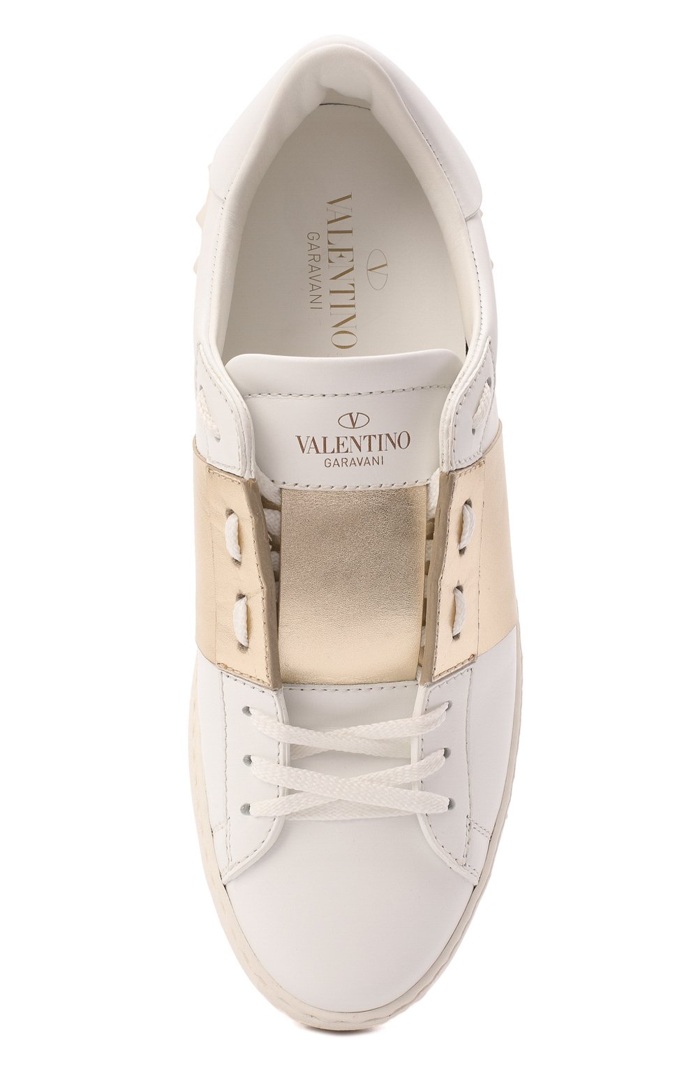 Кожаные кеды open VALENTINO, арт. ZW2S0781/FLR, фото 6