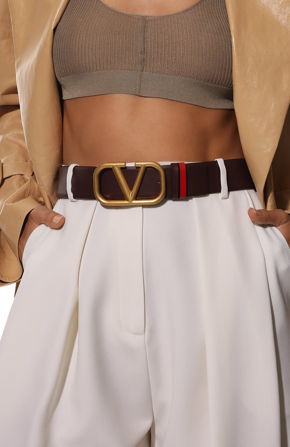 Двусторонний ремень vlogo signature VALENTINO, арт. VW0T0S11/ZFR, фото 2