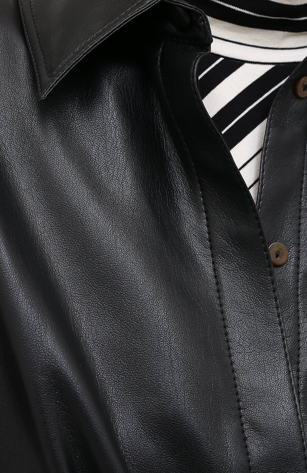 Платье с поясом NANUSHKA, арт. HALLI_BLACK_VEGAN LEATHER, фото 5