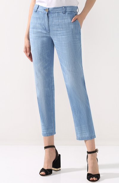 Укороченные джинсы с потертостями GUCCI, арт. 519776/XD775, фото 3